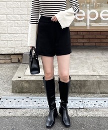 ニットショートパンツ