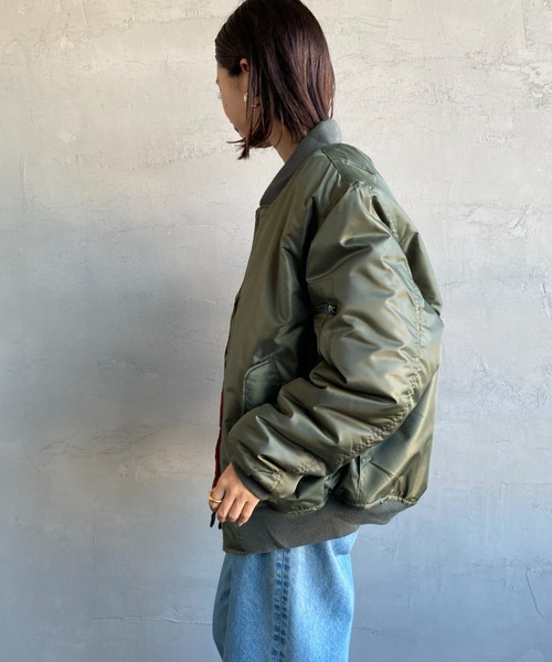 ROTHCO（ロスコ）の「[ROTHCO/ロスコ] MA-1 フライトジャケット（MA-1・レディース・セージグリーン/ブラック・L/XL/M）」の20枚目の写真