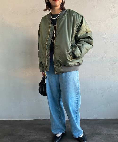 ROTHCO（ロスコ）の「[ROTHCO/ロスコ] MA-1 フライトジャケット（MA-1・レディース・セージグリーン/ブラック・L/XL/M）」の16枚目の写真