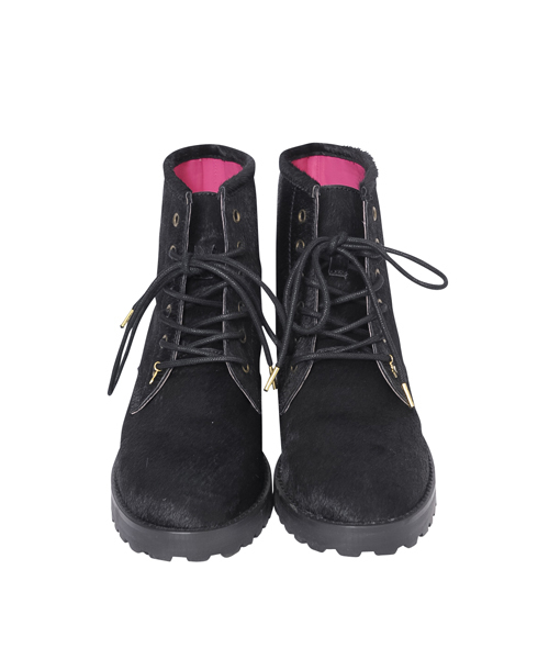 X-girl(エックスガール)の「FLYNN(ブーツ・レディース・ブラック/オリーブ/ベージュ・23cm/25cm/24cm)」の5枚目の写真