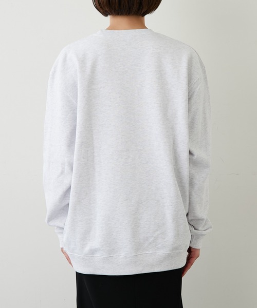 GALLARDAGALANTE(ガリャルダガランテ)の「Brown Univ. ロゴスウェット/GY【オンラインストア限定商品】(スウェット・レディース・グレー・FREE)」の10枚目の写真