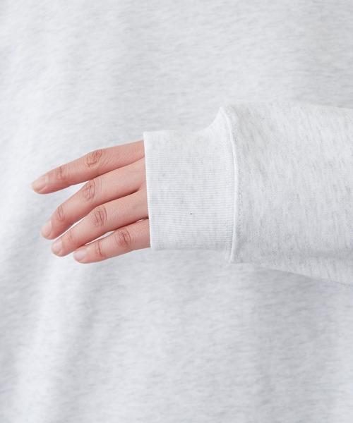 GALLARDAGALANTE(ガリャルダガランテ)の「Brown Univ. ロゴスウェット/GY【オンラインストア限定商品】(スウェット・レディース・グレー・FREE)」の12枚目の写真