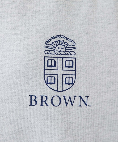 GALLARDAGALANTE(ガリャルダガランテ)の「Brown Univ. ロゴスウェット/GY【オンラインストア限定商品】(スウェット・レディース・グレー・FREE)」の14枚目の写真