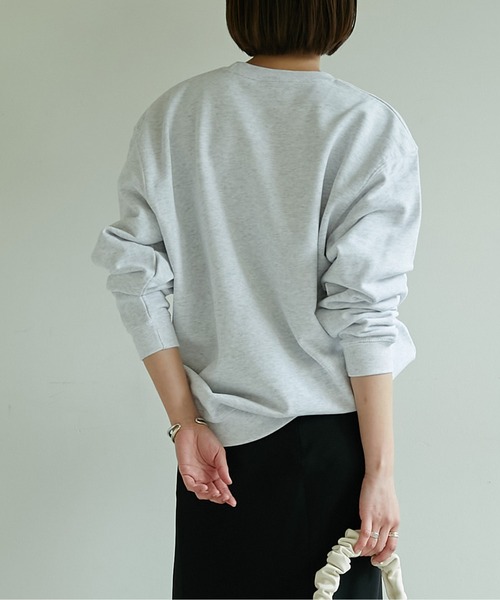 GALLARDAGALANTE(ガリャルダガランテ)の「Brown Univ. ロゴスウェット/GY【オンラインストア限定商品】(スウェット・レディース・グレー・FREE)」の4枚目の写真