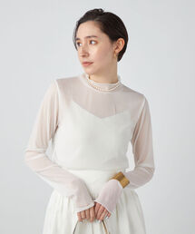 NOLLEY’S Sophi | シアーハイネックトップス(Tシャツ/カットソー)