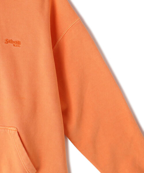 schott(ショット)の「【WEB LIMITED】Schott/ショット/PIGMENT DYE HOODED SWEAT ROTTWEILER/ピグメントダイ パーカー "ロットワイラー"(パーカー・メンズ・ベージュ/オレンジ/ブラック・2XL/L/XL/M)」の21枚目の写真
