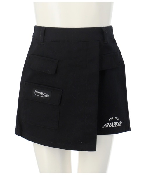 ANAP 黒 ロゴ入りキッズスカート サイズL ANAP 黒 ロゴ入りキッズスカート サイズL ANAP 黒 ロゴ入り