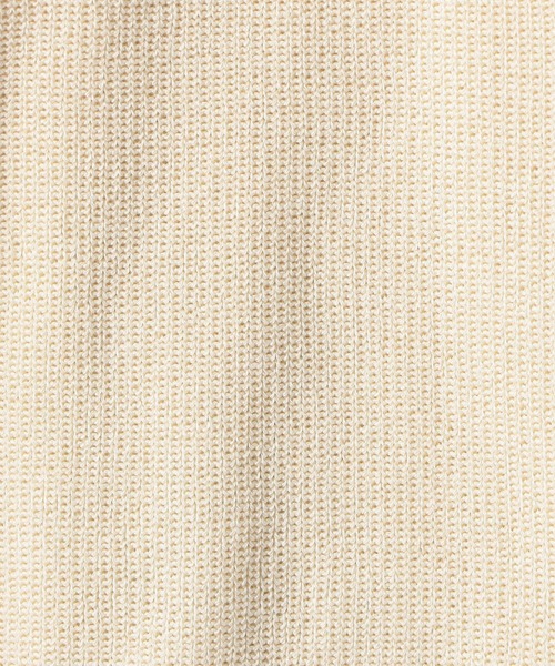 Grand PARK（グランドパーク）の「リネンライク　アゼ編みポンチョベスト（ベスト・レディース・ベージュ/ネイビー/クリーム・FREE）」の14枚目の写真