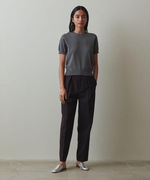 カットソー(半袖+袖なし) Steven Alan RINGER HALF SLEEVE PULLOVER Steven Alan（スティーブンアラン）の「＜Steven Alan＞RINGER HALF