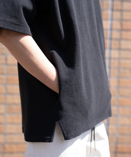 onegravity(ワングラビティ)の「onegravity / オーガニックコットンパイルTシャツ(Tシャツ/カットソー・メンズ・ブラック/オフホワイト・SMALL/MEDIUM/LARGE/X-LARGE)」の10枚目の写真