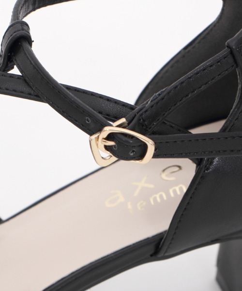 axes femme(アクシーズファム)の「【結婚式/オケージョンアイテム】ストラップパンプス(パンプス・レディース・ブラック/ベージュ/シルバー・MEDIUM/LARGE)」の8枚目の写真