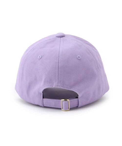 SHOO・LA・RUE(シューラルー)の「◆微起毛ロゴ刺繍CAP(キャップ・レディース・チャコールグレー/ライトベージュ/ライトパープル・00)」の4枚目の写真