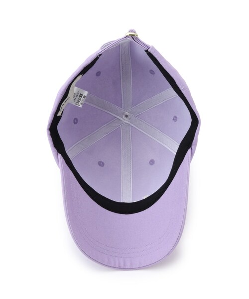 SHOO・LA・RUE(シューラルー)の「◆微起毛ロゴ刺繍CAP(キャップ・レディース・チャコールグレー/ライトベージュ/ライトパープル・00)」の8枚目の写真