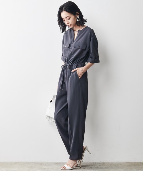 MYLAN サロペット オーバーオール コンビネゾン ドレス ガーゼ マキシ丈 MACPHEE サロペット オーバーオール コットンデニム 2-way