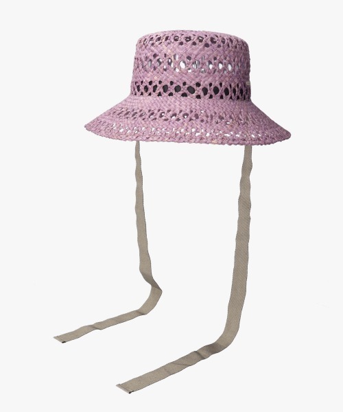 kaorinomori（カオリノモリ）の「kaorinomori ティーハット（ハット・レディース・ライトパープル/ナチュラル・M/57.5cm）」の13枚目の写真