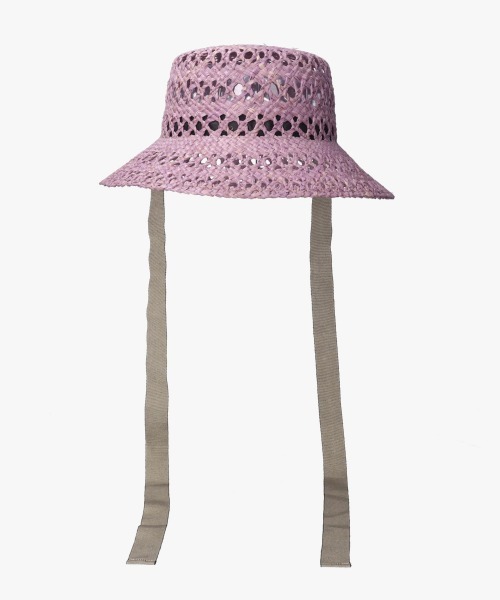 kaorinomori（カオリノモリ）の「kaorinomori ティーハット（ハット・レディース・ライトパープル/ナチュラル・M/57.5cm）」の12枚目の写真