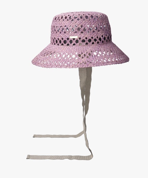 kaorinomori（カオリノモリ）の「kaorinomori ティーハット（ハット・レディース・ライトパープル/ナチュラル・M/57.5cm）」の11枚目の写真