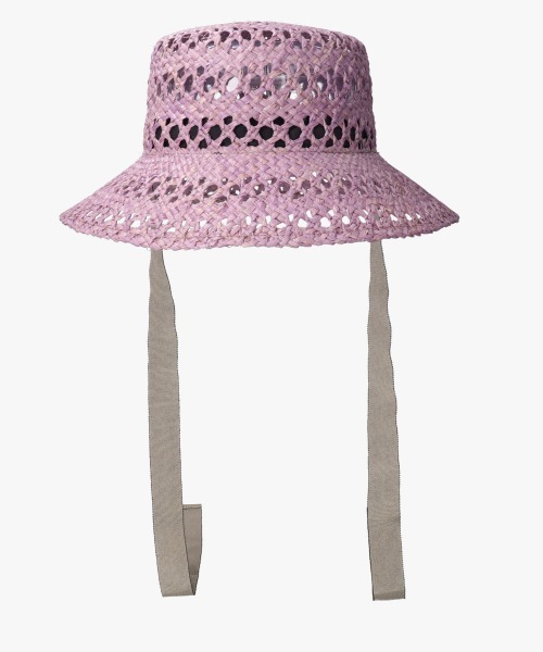 kaorinomori（カオリノモリ）の「kaorinomori ティーハット（ハット・レディース・ライトパープル/ナチュラル・M/57.5cm）」の10枚目の写真