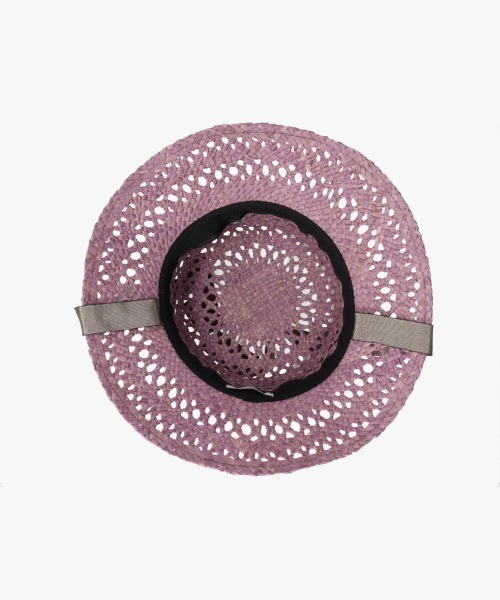 kaorinomori（カオリノモリ）の「kaorinomori ティーハット（ハット・レディース・ライトパープル/ナチュラル・M/57.5cm）」の8枚目の写真