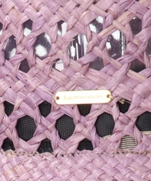 kaorinomori（カオリノモリ）の「kaorinomori ティーハット（ハット・レディース・ライトパープル/ナチュラル・M/57.5cm）」の7枚目の写真