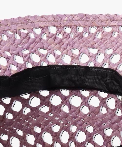 kaorinomori（カオリノモリ）の「kaorinomori ティーハット（ハット・レディース・ライトパープル/ナチュラル・M/57.5cm）」の5枚目の写真