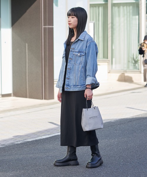 russet（ラシット）の「＜Blue Label＞巾着ショルダーバッグ(CE-1034)（ショルダーバッグ・レディース・ベージュ/アイボリー/グレー・FREE）」の6枚目の写真