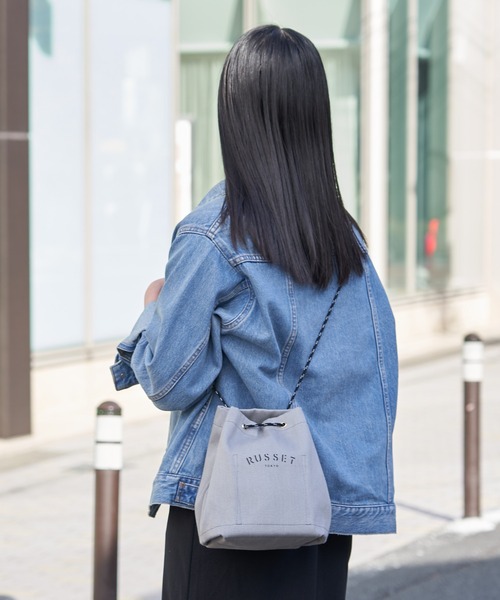 russet（ラシット）の「＜Blue Label＞巾着ショルダーバッグ(CE