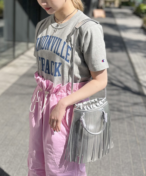 LE VERNIS（ル・ベルニ）の「【LE VERNIS / ル・ベルニ】フリンジショルダー2022-3（ショルダーバッグ・レディース・シルバー/オレンジ/ブラック・FREE）」の5枚目の写真