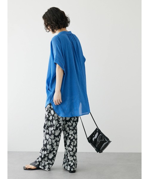 CRAFT STANDARD BOUTIQUE(クラフトスタンダードブティック)の「ヴィンテージボイルミルフィーユチュニック(チュニック・レディース・ブルー/グリーン/オフホワイト/ネイビー・FREE)」の19枚目の写真