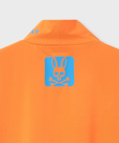 Psycho Bunny（サイコバニー）の「[GOLF][WOMEN] ハイストレッチ シルエットロゴ モックネックTシャツ（Tシャツ/カットソー・レディース・ライトイエロー/ブラック/ホワイト/オレンジ・1/2）」の11枚目の写真