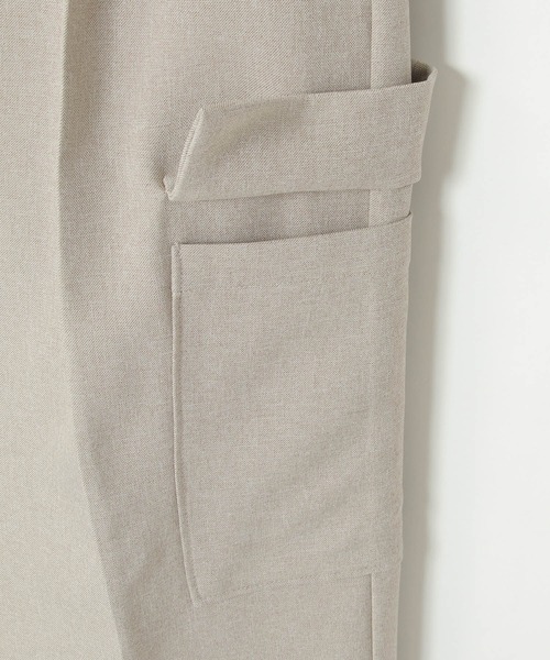 notch.(ノッチ)の「カーゴスラックスパンツ(カーゴパンツ・レディース・ベージュ/オリーブ/オフホワイト/ブラウン/チャコールグレー/ブラック・M)」の14枚目の写真