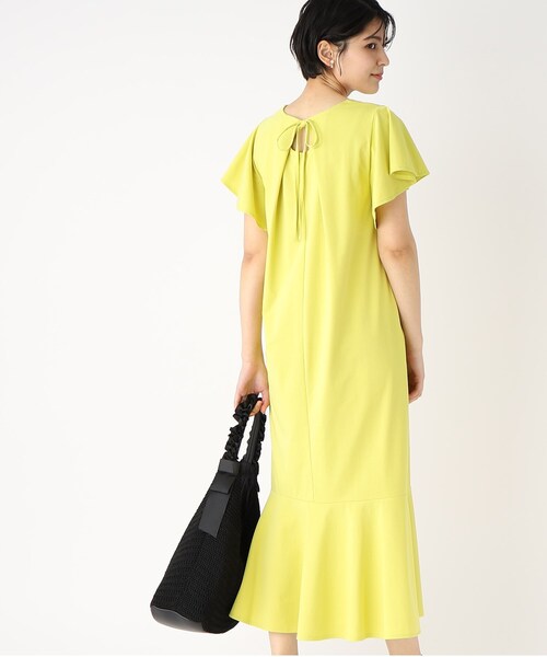 シルクタッチマーメイドジャージワンピース【UV/接触冷感/洗濯機洗い可】