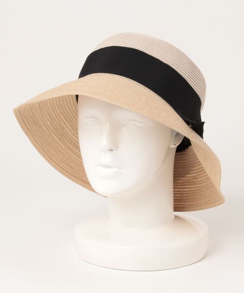 polcadot（ポルカドット）の「ウォッシャブル ポケッタブル ブレードダウンハット（ハット・レディース・アイボリー系/グレー系1/グレー系2/アイボリー/グレイッシュベージュ/ベージュ・FREE）」の9枚目の写真