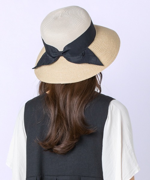 polcadot（ポルカドット）の「ウォッシャブル ポケッタブル ブレードダウンハット（ハット・レディース・アイボリー系/グレー系1/グレー系2/アイボリー/グレイッシュベージュ/ベージュ・FREE）」の8枚目の写真