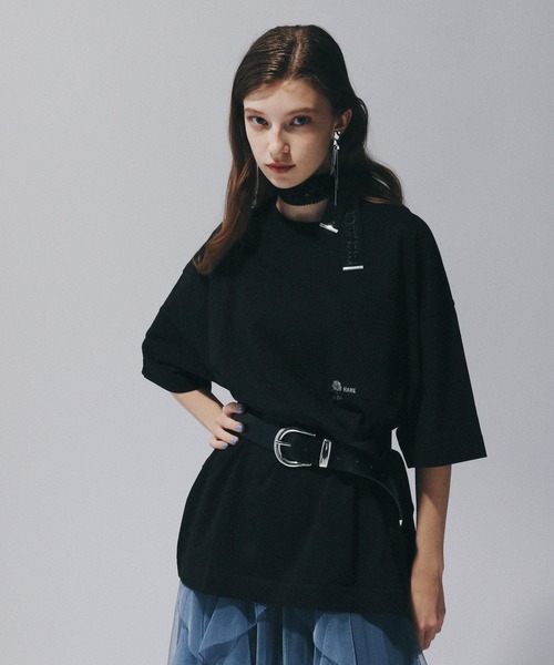 HARE（ハレ）の「ポケットミニロゴカットソー(HARE)（Tシャツ/カットソー・メンズ・ブラック/ホワイト/ベージュ/ホワイト系その他/ホワイト系その他2/ブラック系その他/ブルー/ホワイト系その他3/ブラック系その他2/ホワイト系その他4/オレンジ/パープル/パープル系その他/ピンク・MEDIUM/SMALL）」の20枚目の写真