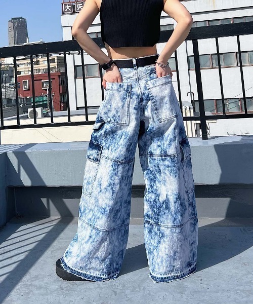 PAGEBOY(ページボーイ)の「クラウドブリーチバギーデニム(デニムパンツ・レディース・ブラック系その他/ブルー系その他・25inch/26inch)」の5枚目の写真