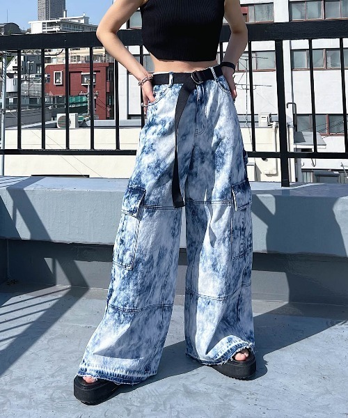 PAGEBOY(ページボーイ)の「クラウドブリーチバギーデニム(デニムパンツ・レディース・ブラック系その他/ブルー系その他・25inch/26inch)」の8枚目の写真