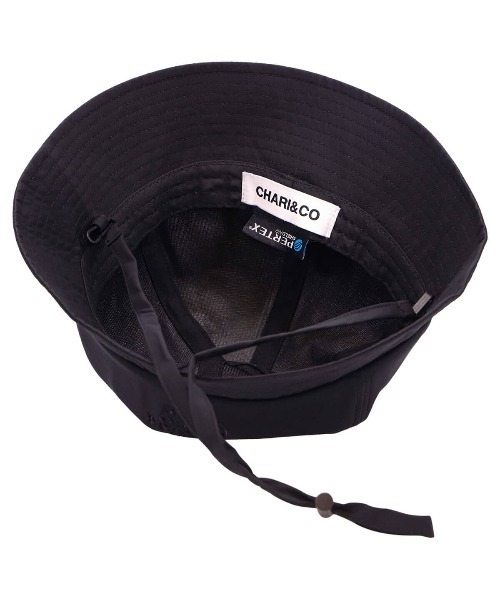 CHARI&CO(チャリアンドコー)の「xWILD THINGS PERTEX METRO HAT(ハット・メンズ・ブラック・FREE)」の4枚目の写真