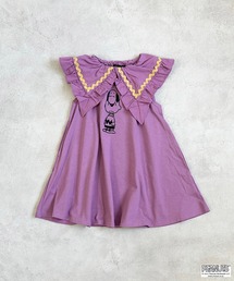 【PEANUTS】スヌーピー フリルカラーワンピース(90～150cm)