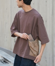 CIAOPANIC TYPY | ナイロンポケット切替スーパービッグTee(Tシャツ/カットソー)