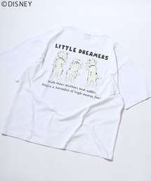 Disney(ディズニー)101匹わんちゃん・くまのプーさんキャラクタープリントTシャツ/半袖/バックプリント メンズ レディース