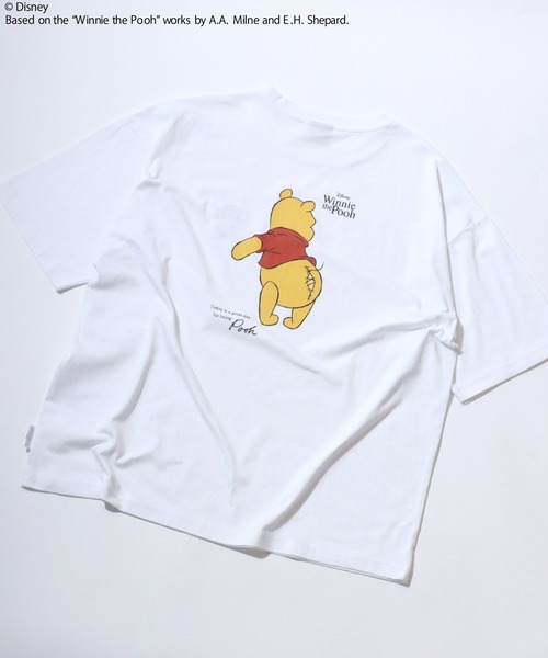 Disney(ディズニー)の「Disney(ディズニー)101匹わんちゃん・くまのプーさんキャラクタープリントTシャツ/半袖/バックプリント メンズ レディース(Tシャツ/カットソー・メンズ・ホワイト系その他2/ブラック系その他/アッシュグレー/ブラック/ホワイト/ホワイト系その他/ベージュ/イエロー・M/L)」の10枚目の写真