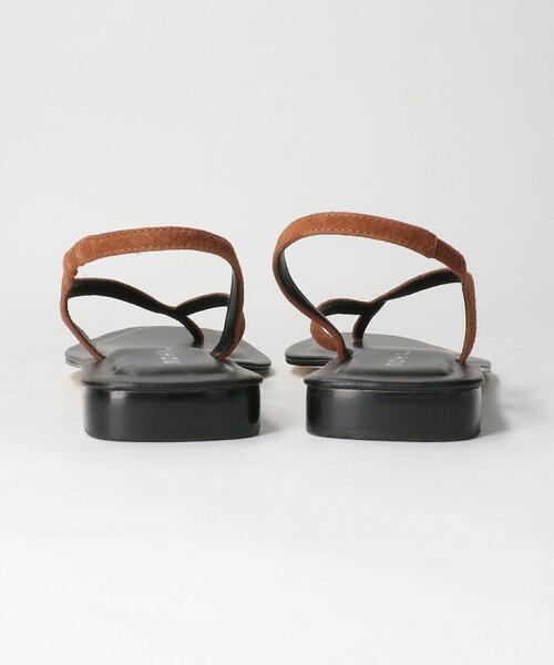 MOHI（モヒ）の「【別注】＜MOHI...＞スエード トング バックストラップ サンダル（サンダル・レディース・ブラウン・37/36/37h/38/36h）」の9枚目の写真