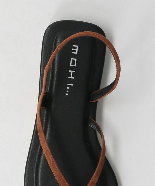 MOHI（モヒ）の「【別注】＜MOHI...＞スエード トング バックストラップ サンダル（サンダル・レディース・ブラウン・37/36/37h/38/36h）」の2枚目の写真