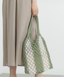 N.（N. Natural Beauty Basic） | マクラメ編トートバッグ(トートバッグ)