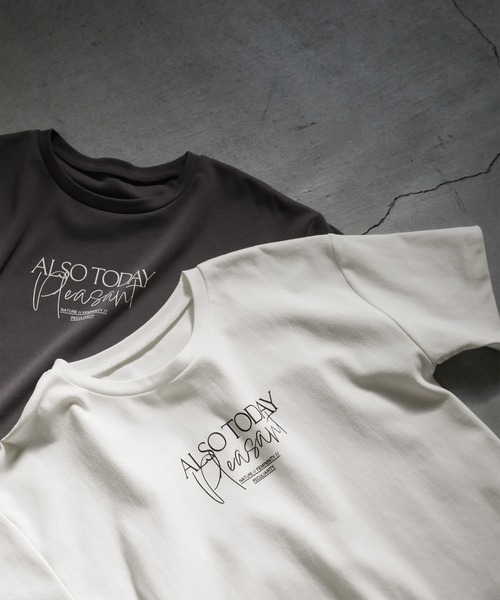 select MOCA(セレクトモカ)の「ロゴプリントストレッチTシャツ(Tシャツ/カットソー・レディース・スミクロ/ホワイト・FREE)」の15枚目の写真
