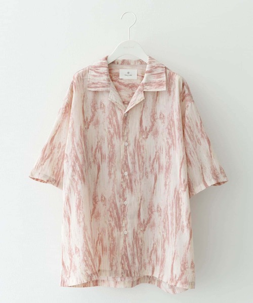 URBAN RESEARCH Sonny Label（アーバンリサーチサニーレーベル）の「エステルプリント総柄ショートスリーブシャツ（シャツ/ブラウス・メンズ・グレー系その他/グリーン系その他/ブルー系その他/ピンク系その他・MEDIUM/LARGE）」の6枚目の写真