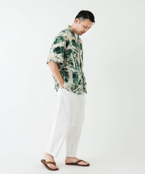 URBAN RESEARCH Sonny Label（アーバンリサーチサニーレーベル）の「エステルプリント総柄ショートスリーブシャツ（シャツ/ブラウス・メンズ・グレー系その他/グリーン系その他/ブルー系その他/ピンク系その他・MEDIUM/LARGE）」の14枚目の写真