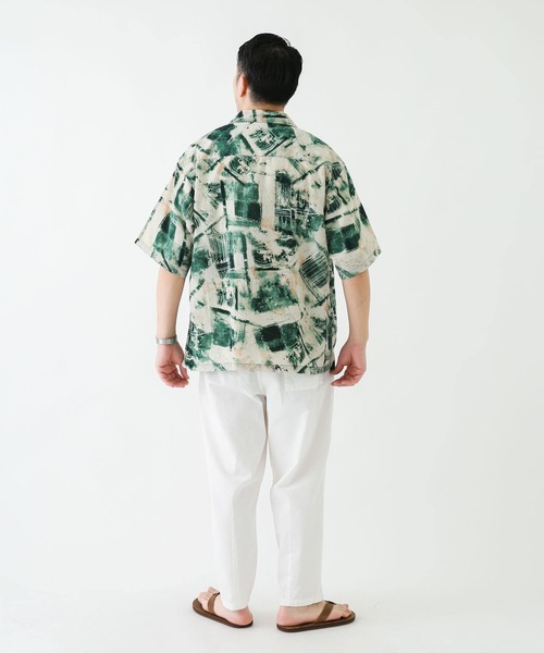 URBAN RESEARCH Sonny Label（アーバンリサーチサニーレーベル）の「エステルプリント総柄ショートスリーブシャツ（シャツ/ブラウス・メンズ・グレー系その他/グリーン系その他/ブルー系その他/ピンク系その他・MEDIUM/LARGE）」の11枚目の写真