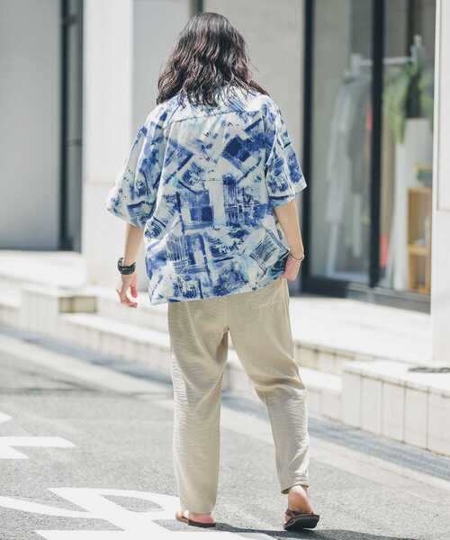 URBAN RESEARCH Sonny Label（アーバンリサーチサニーレーベル）の「エステルプリント総柄ショートスリーブシャツ（シャツ/ブラウス・メンズ・グレー系その他/グリーン系その他/ブルー系その他/ピンク系その他・MEDIUM/LARGE）」の18枚目の写真